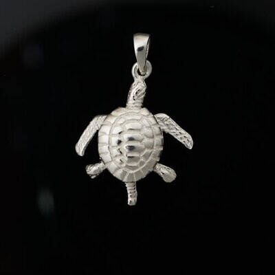 Sterling Silver Turtle Pendant