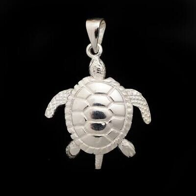 Sterling Silver Turtle Pendant