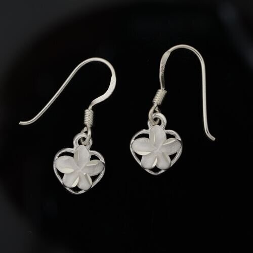 Sterling Silver Flower Earrings