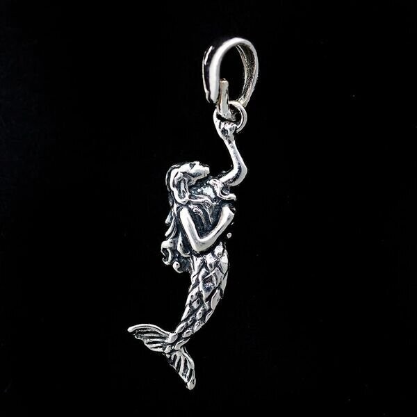 Sterling Silver Mermaid Pendant