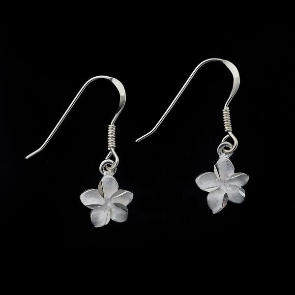 Sterling Silver Flower Earrings