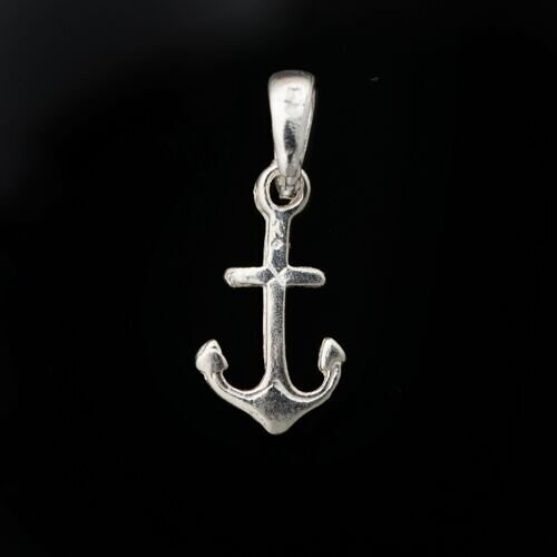 Sterling Silver Anchor Pendant
