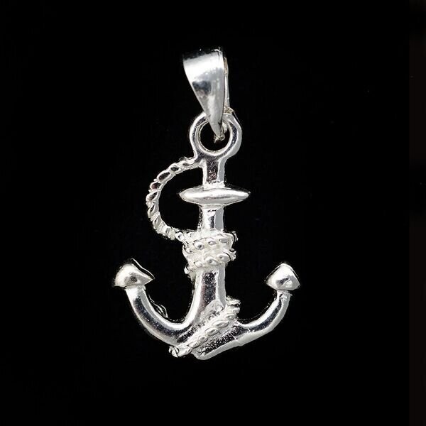 Sterling Silver Anchor Pendant