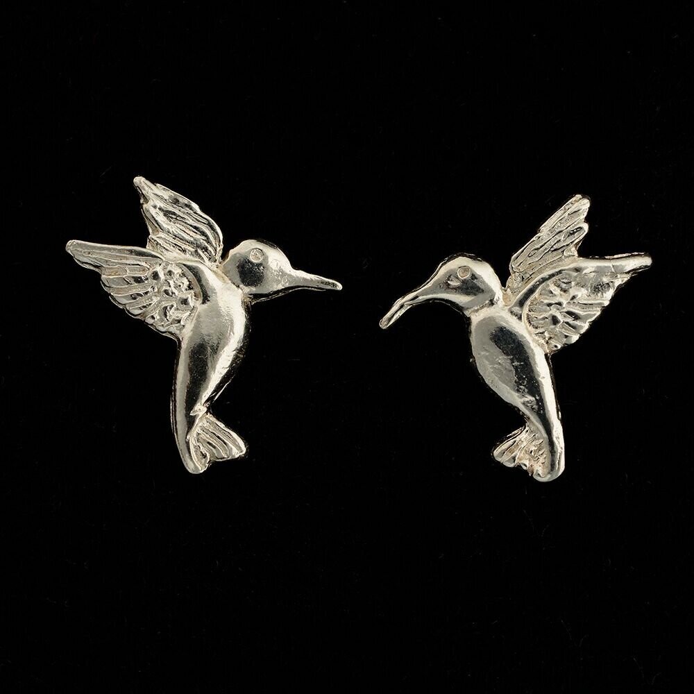 Sterling Silver Hummingbird Earrings