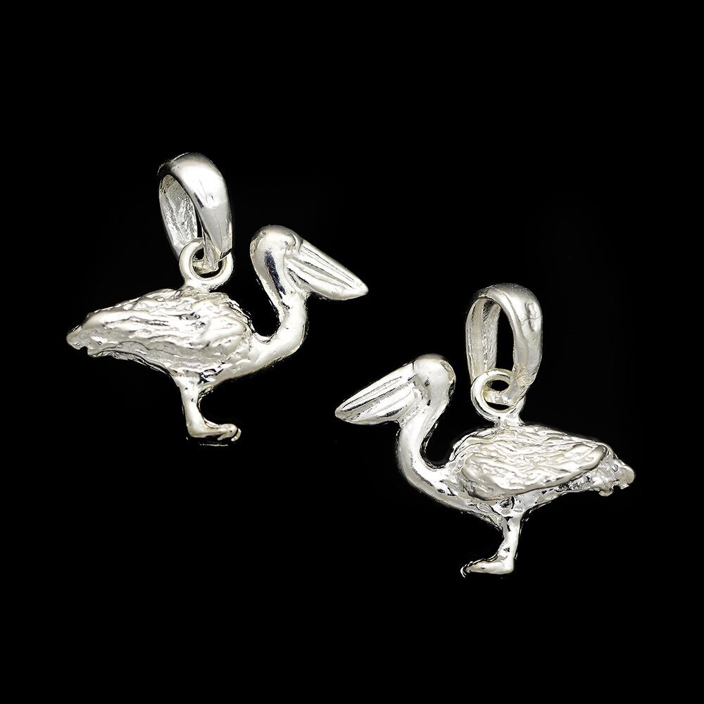 Sterling Silver Pelican Pendant
