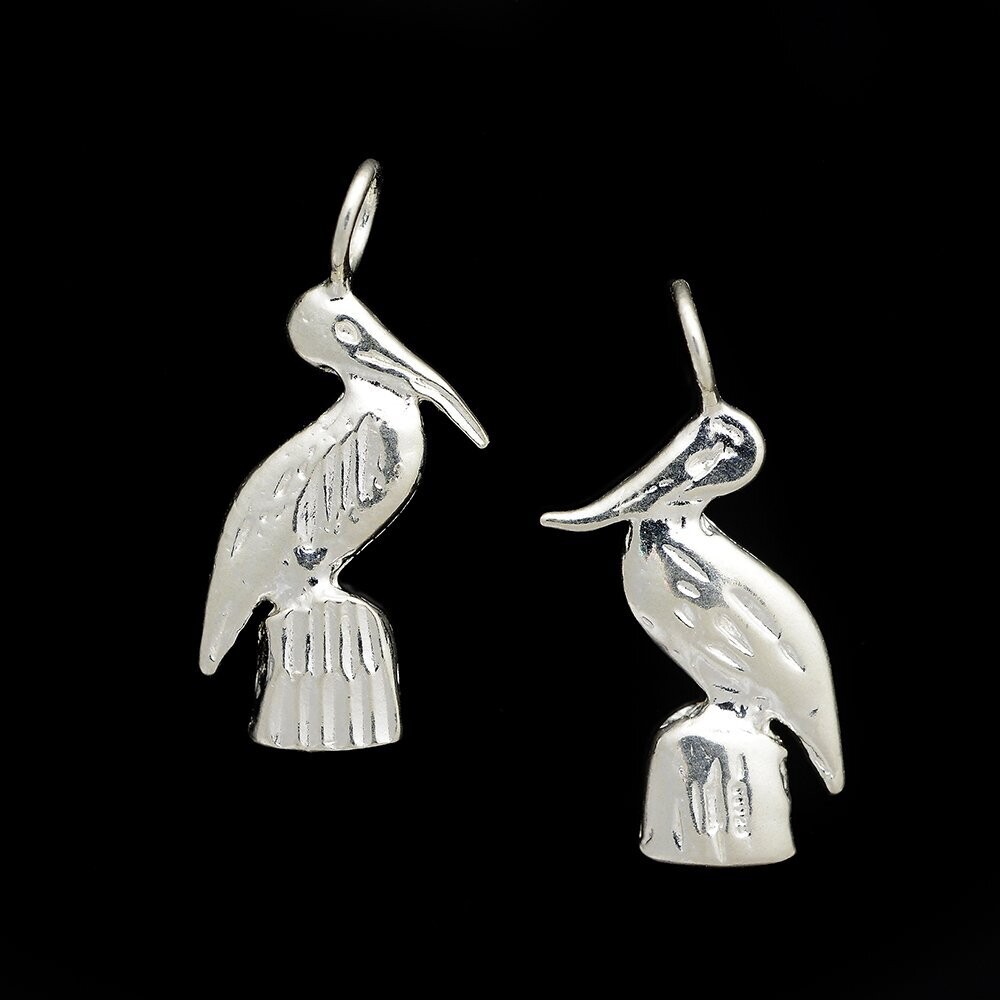 Sterling Silver Pelican Pendant