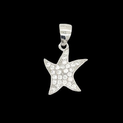 Cubic Zirconia Starfish Pendant