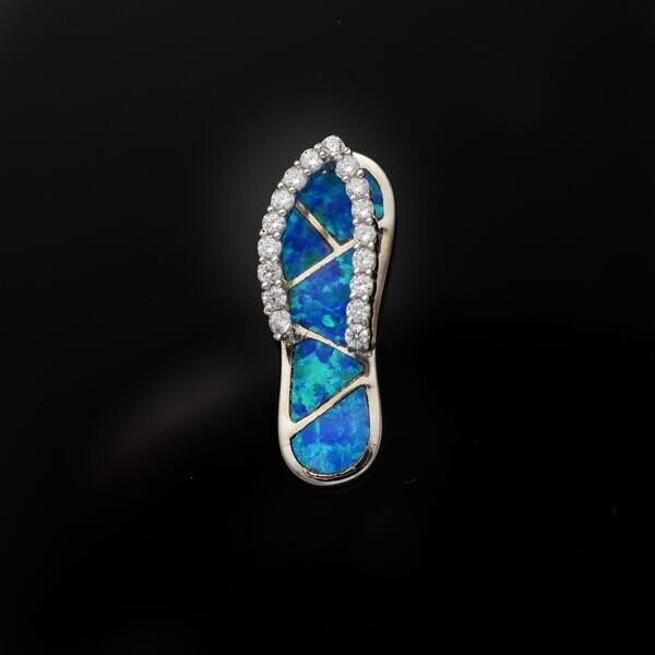 Opal Flip Flop Pendant