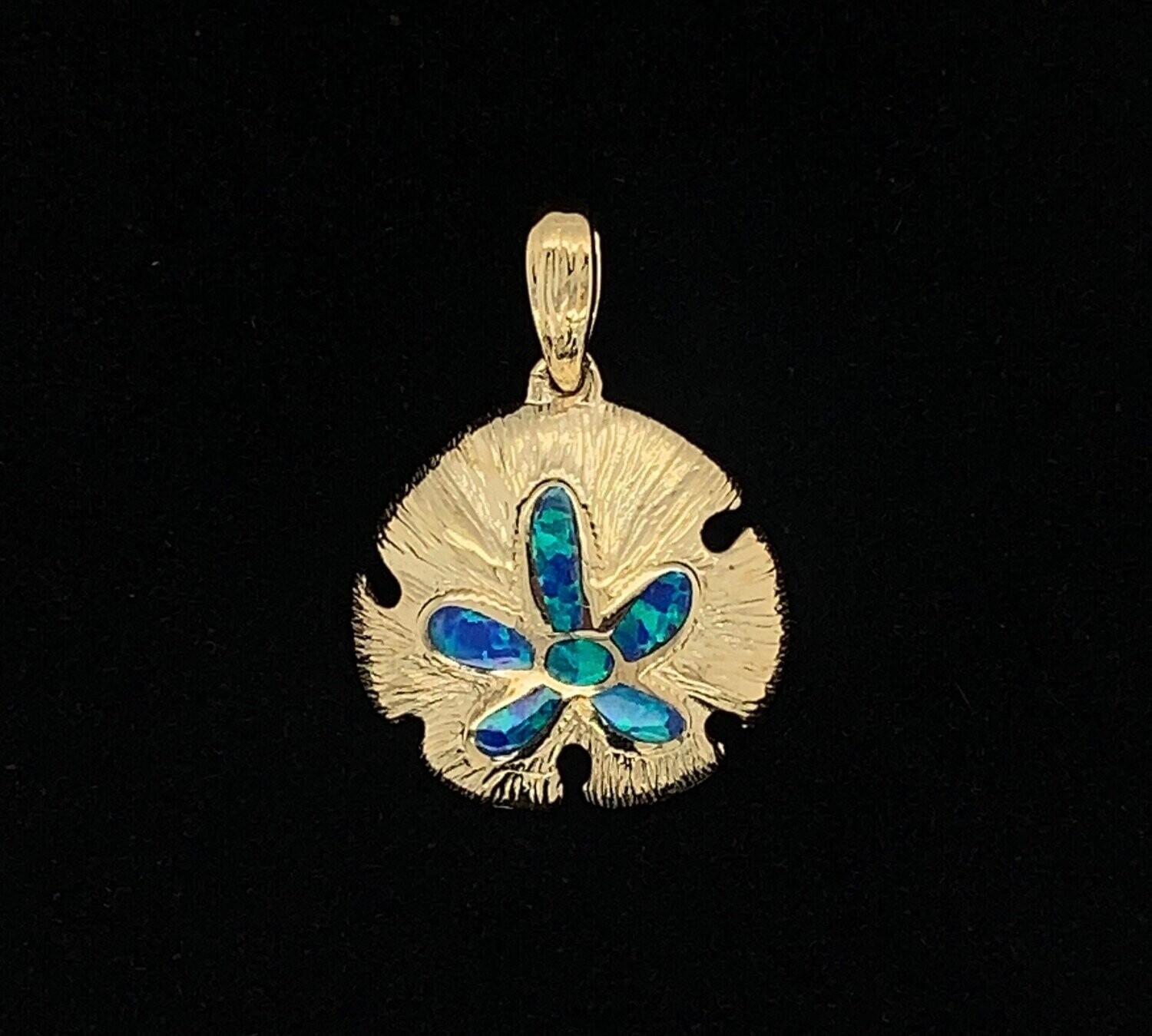 Opal Sand Dollar Pendant