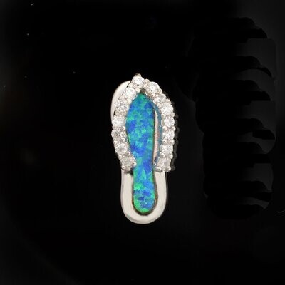 Opal Flip Flop Pendant