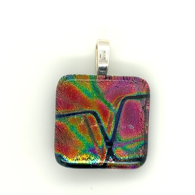 Dichroic Glass Pendant