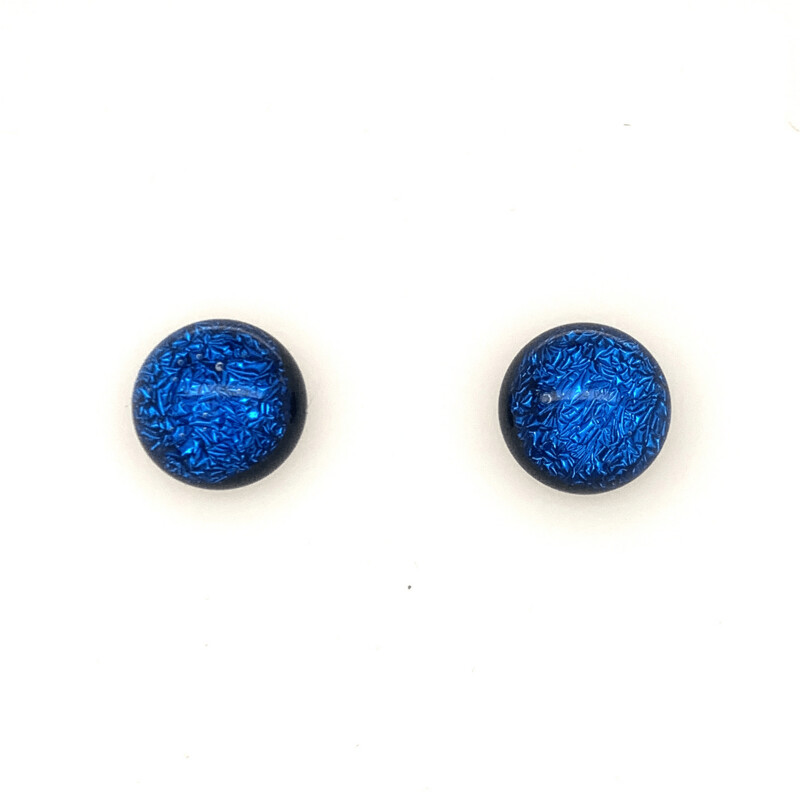 Dichroic Glass Post Earrings