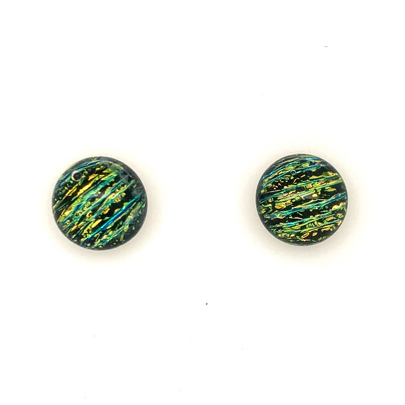Dichroic Glass Post Earrings