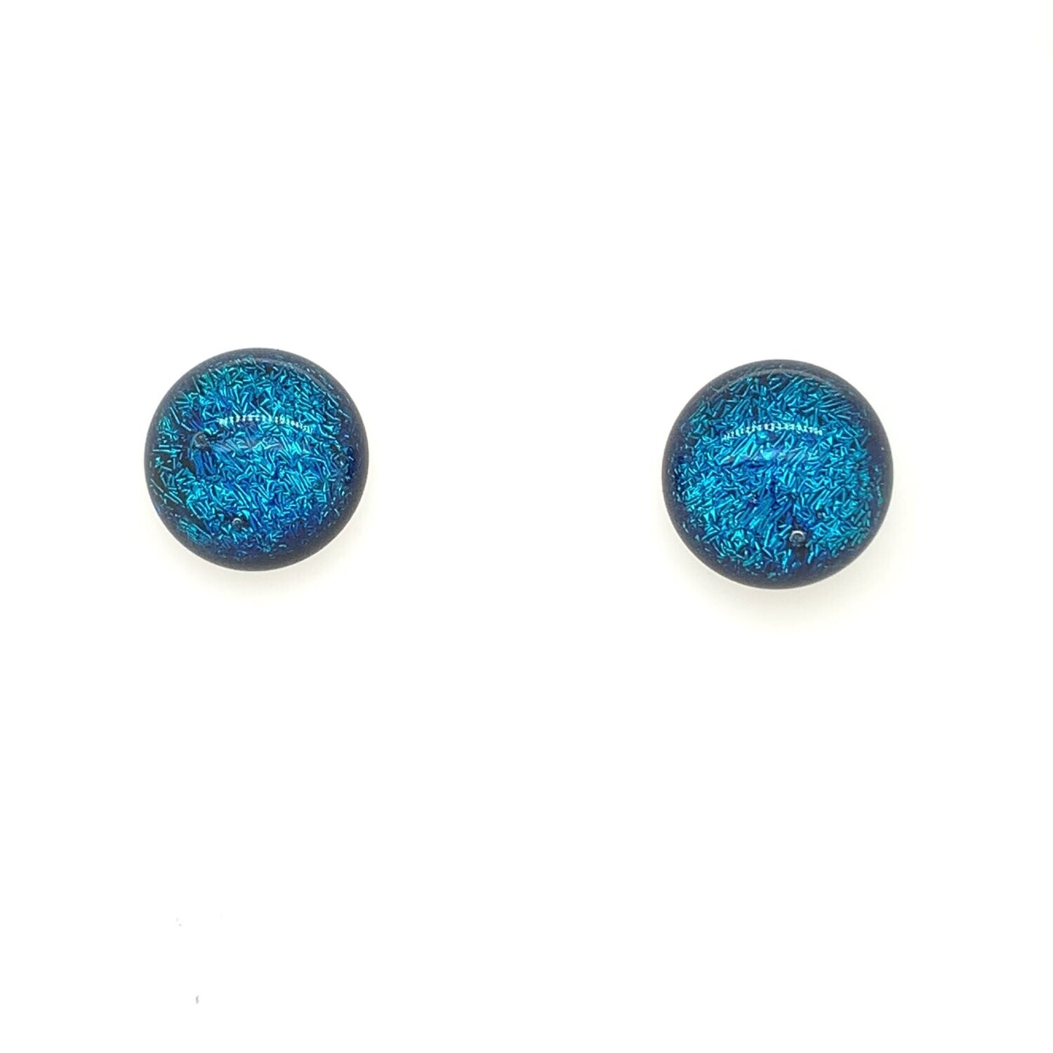 Dichroic Glass Post Earrings