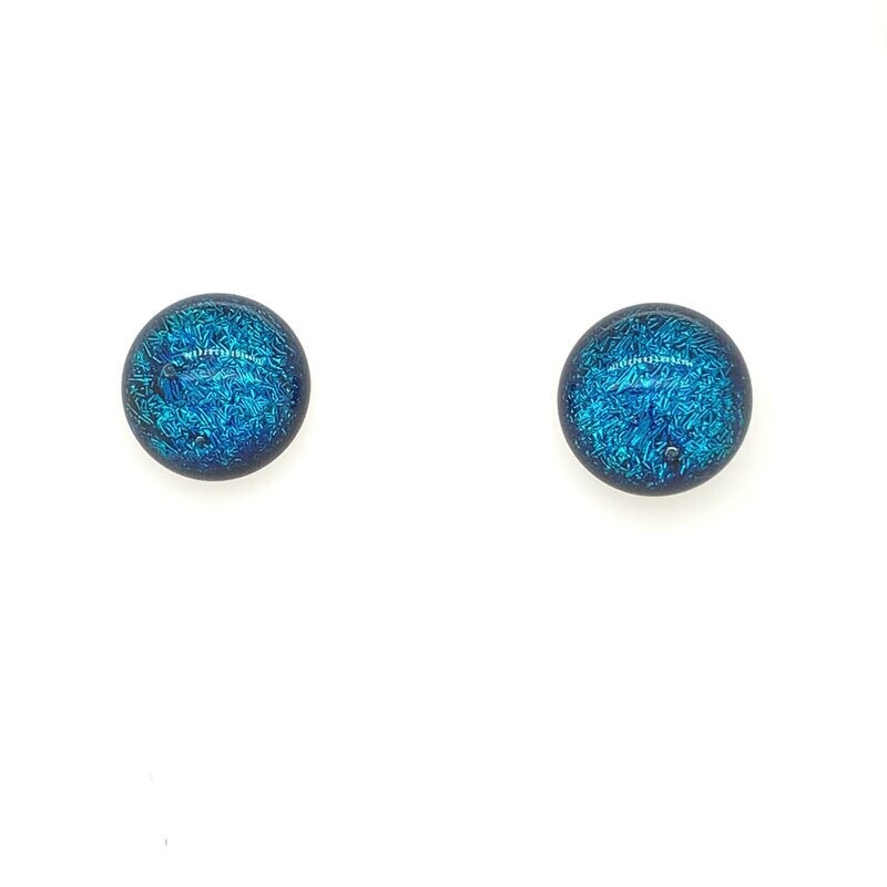 Dichroic Glass Post Earrings