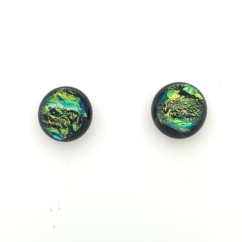 Dichroic Glass Post Earrings