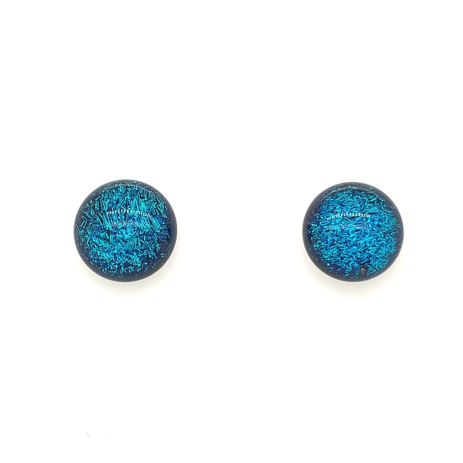 Dichroic Glass Post Earrings