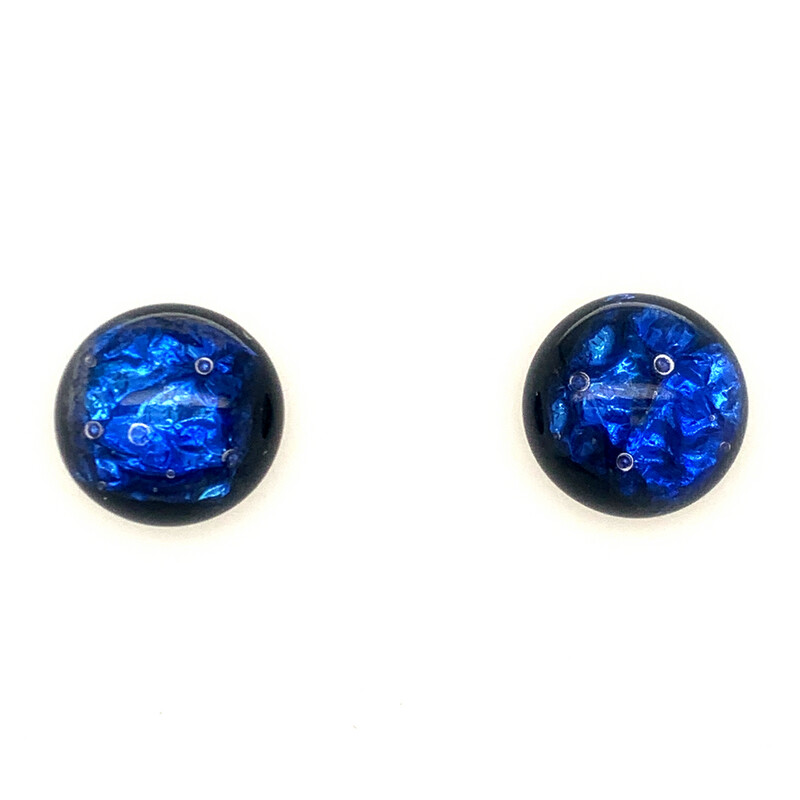 Dichroic Glass Post Earrings