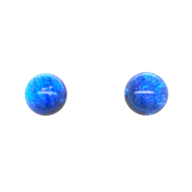 Dichroic Glass Post Earrings