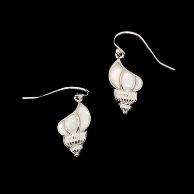 Sterling Silver & Mother-of-Pearl Shell Earrings