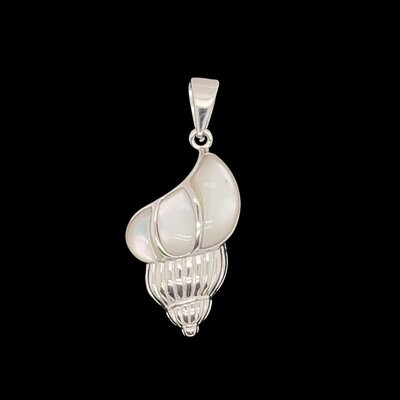 Sterling Silver & Mother-of-Pearl Shell Pendant