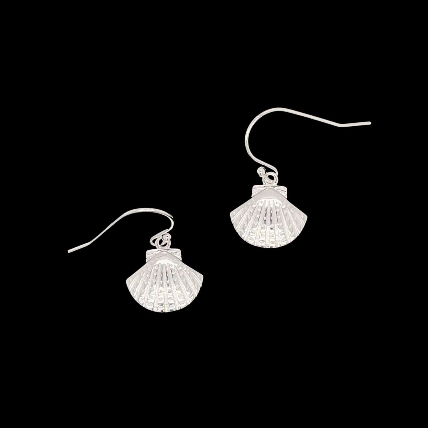 Sterling Silver Shell Earrings