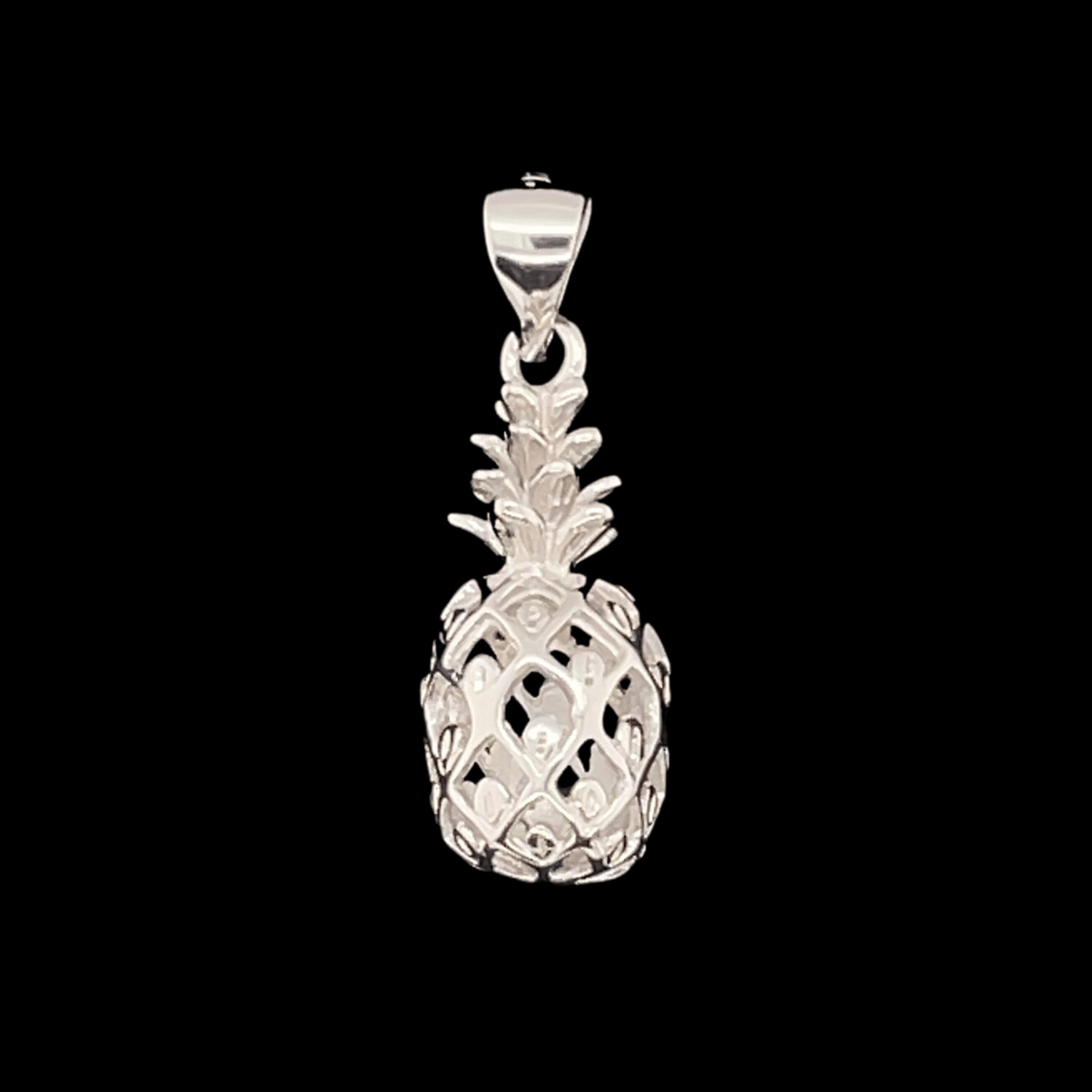 Sterling Silver Pineapple Pendant