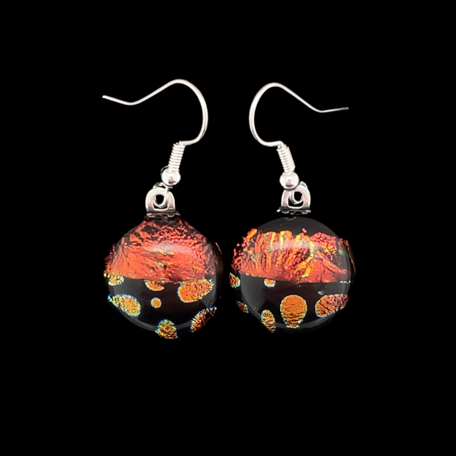 Dichroic Glass Earrings