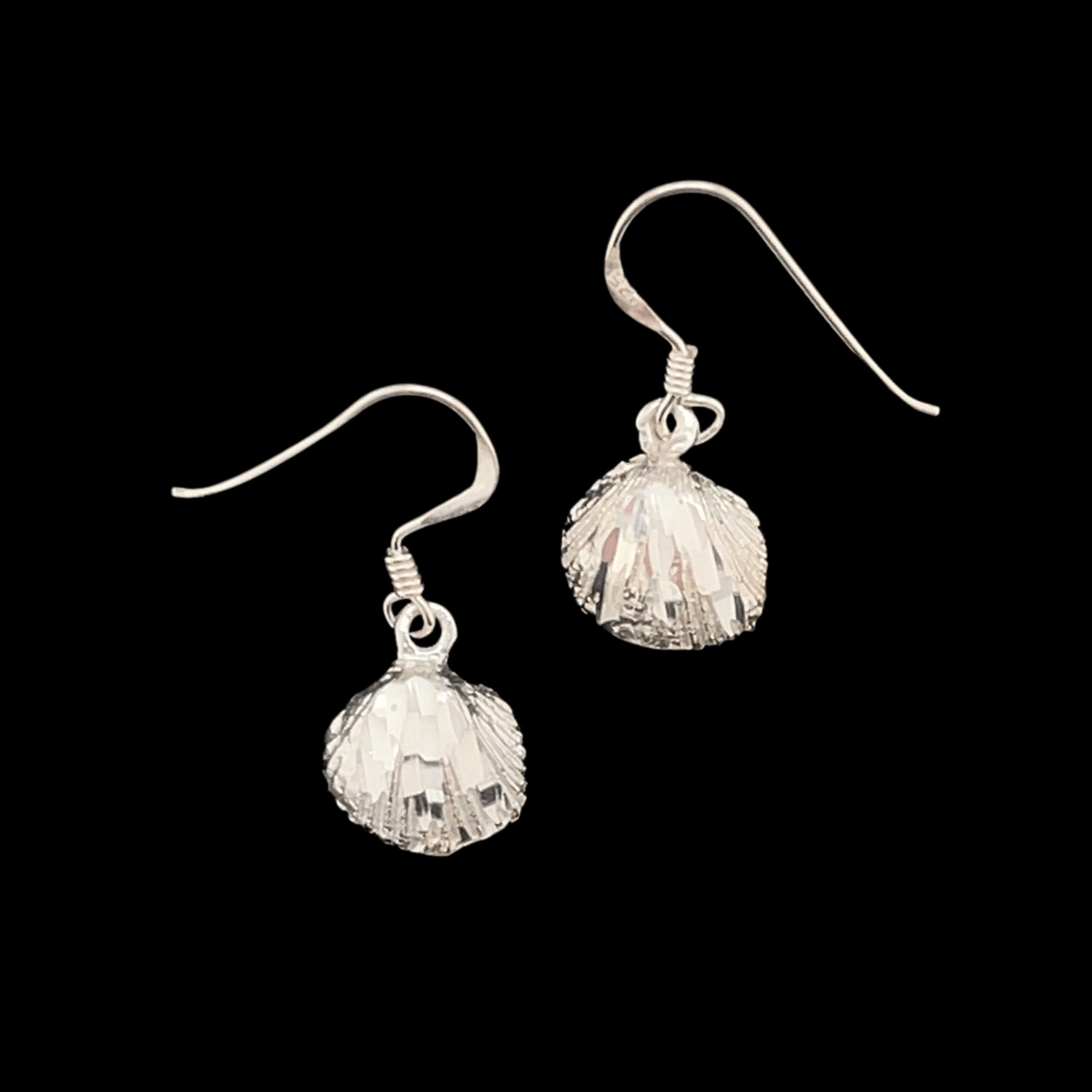 Sterling Silver Shell Earrings