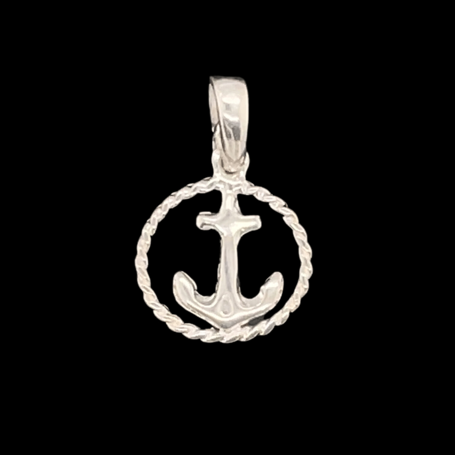 Sterling Silver Anchor Pendant