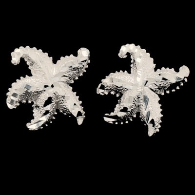 Sterling Silver Starfish Earrings
