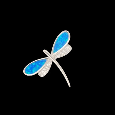 Opal Dragonfly Pendant ***RETIRED DESIGN***