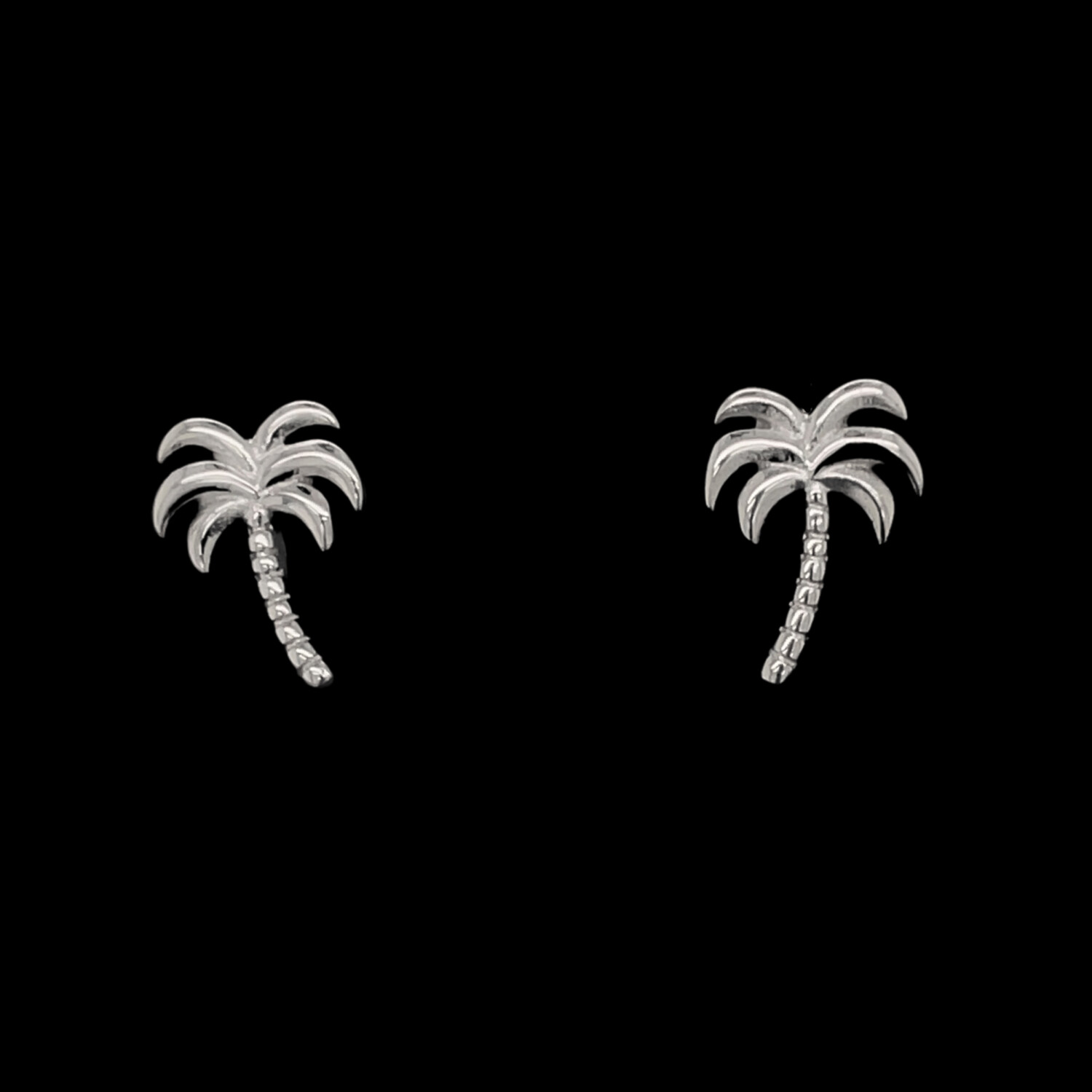Sterling Silver Palm Tree Earrings