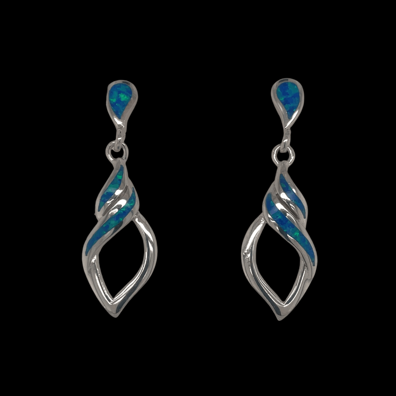 Opal Swirl Earrings