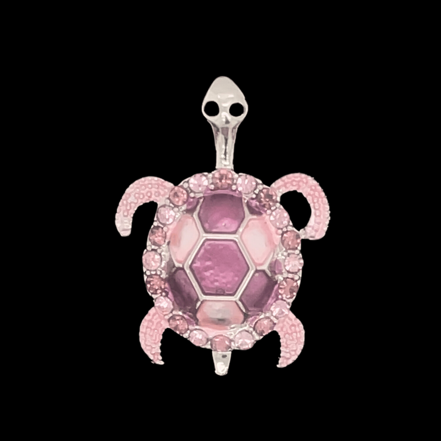 Turtle Pendant Lavender & Pink