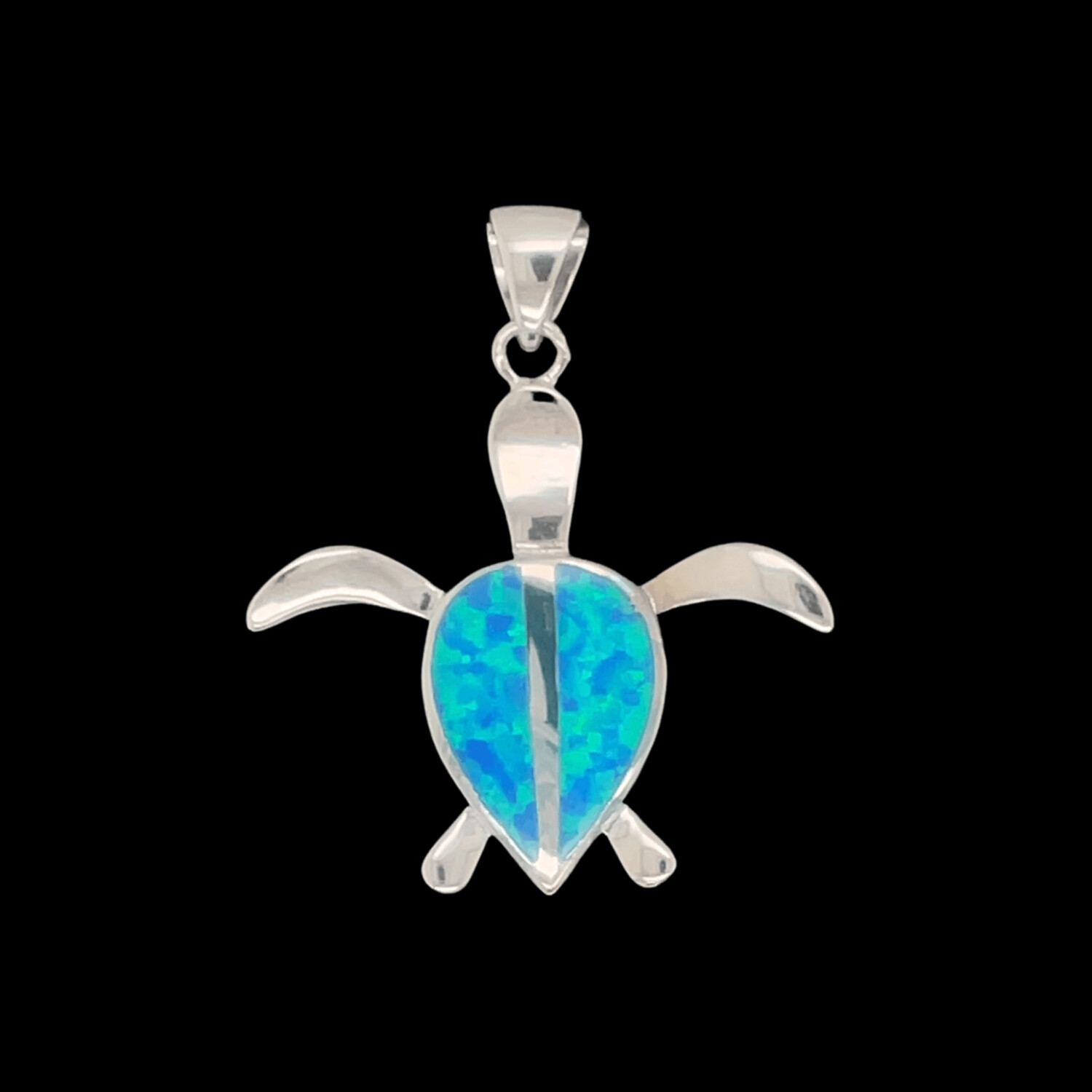 Opal Turtle Pendant