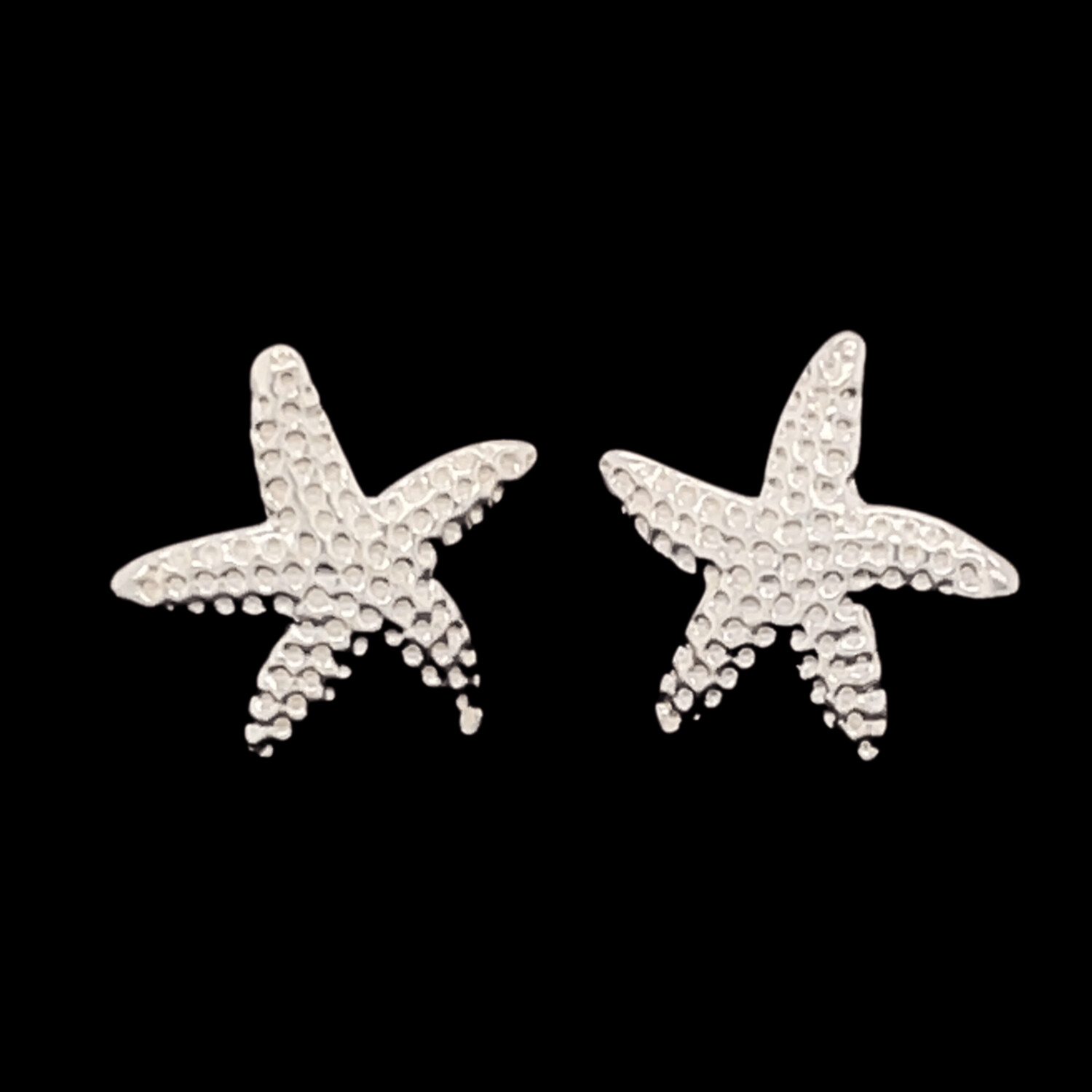 Sterling Silver Starfish Earrings
