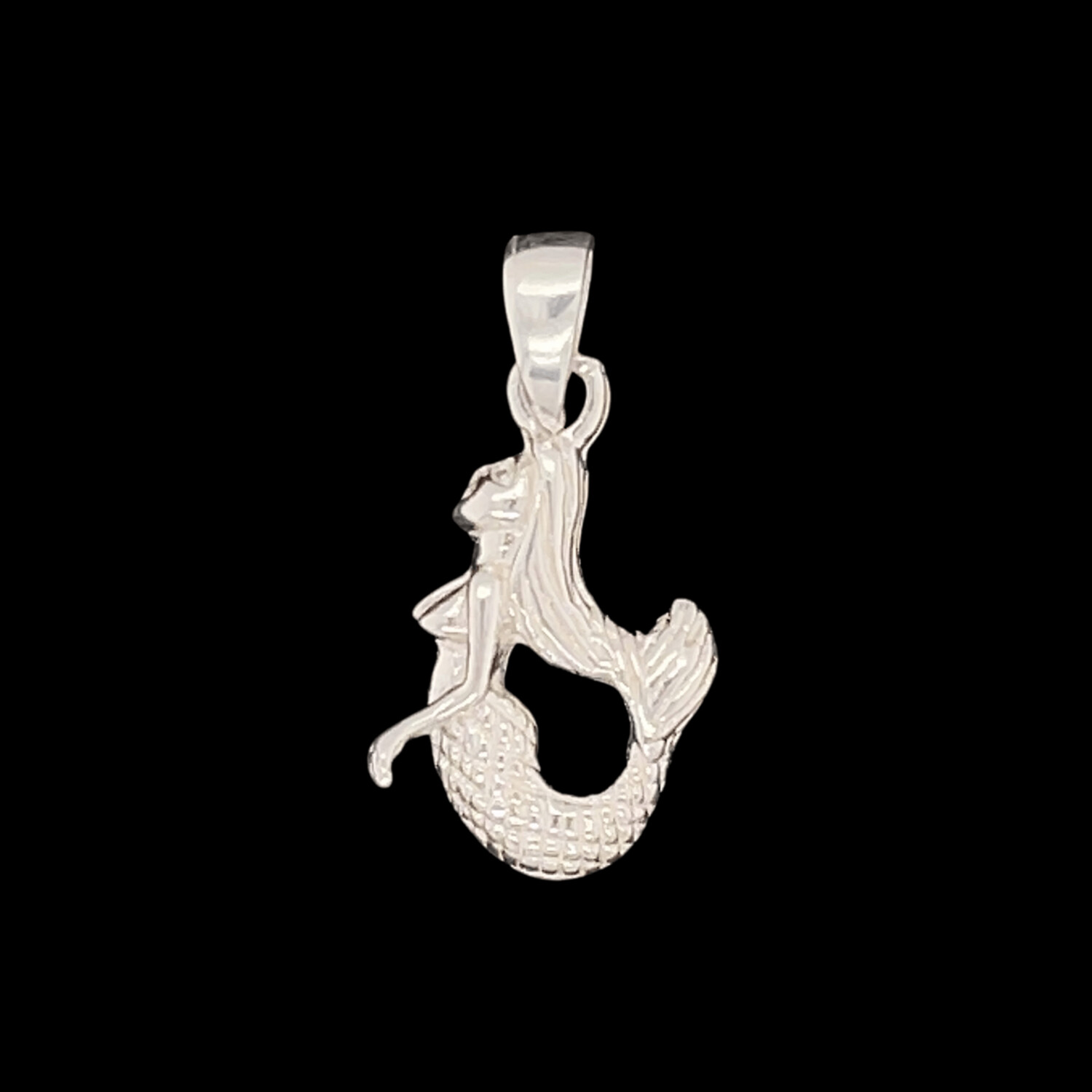 Sterling Silver Mermaid Pendant