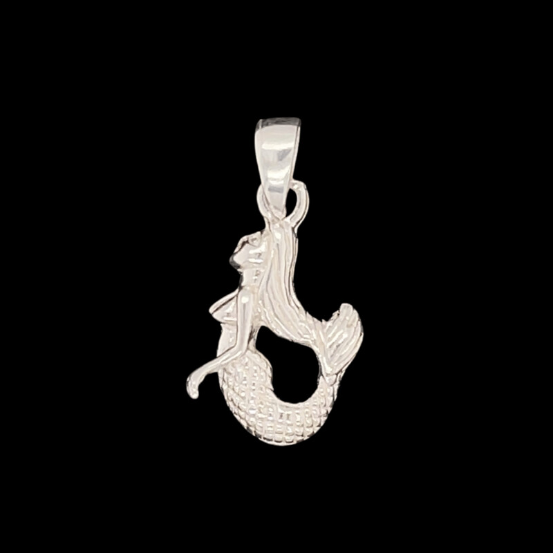 Sterling Silver Mermaid Pendant