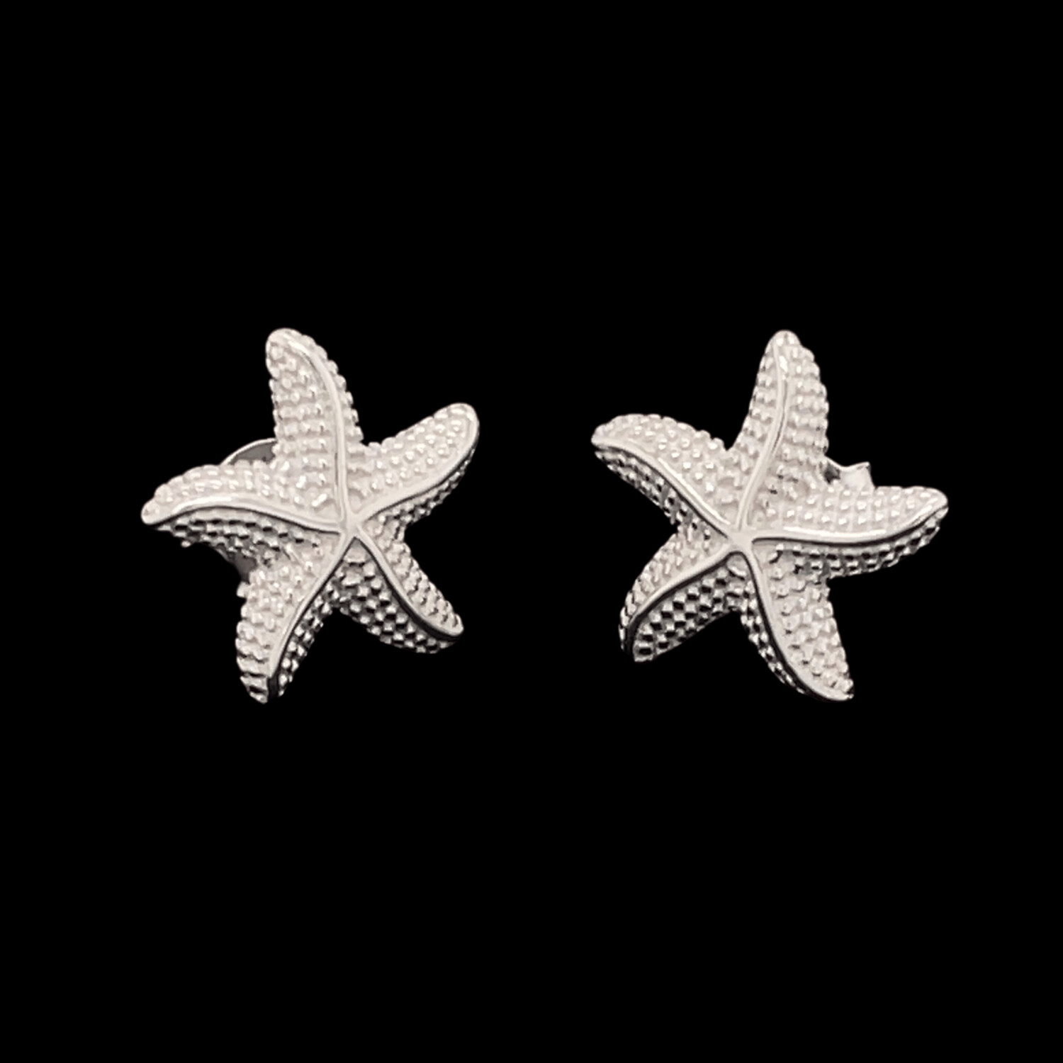 Sterling Silver Starfish Earrings