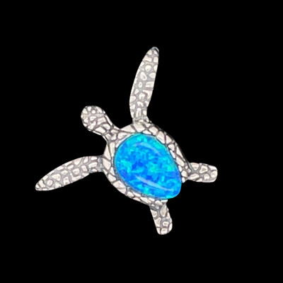 Opal Turtle Pendant