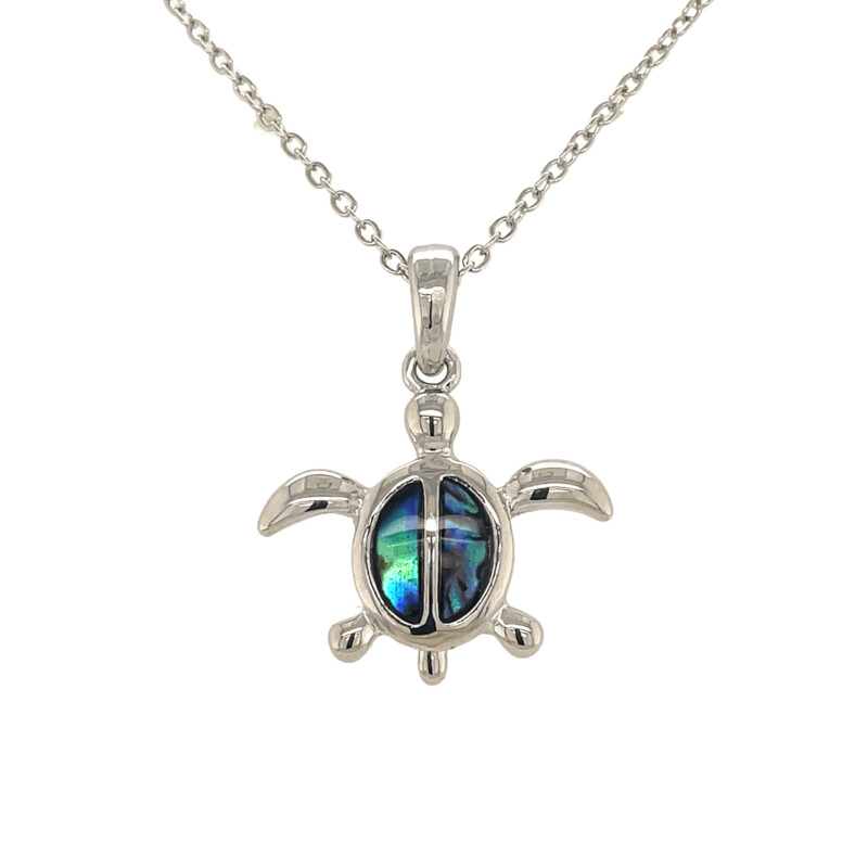 Abalone Turtle Pendant