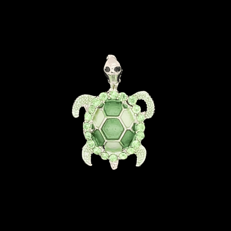 Turtle Pendant Green