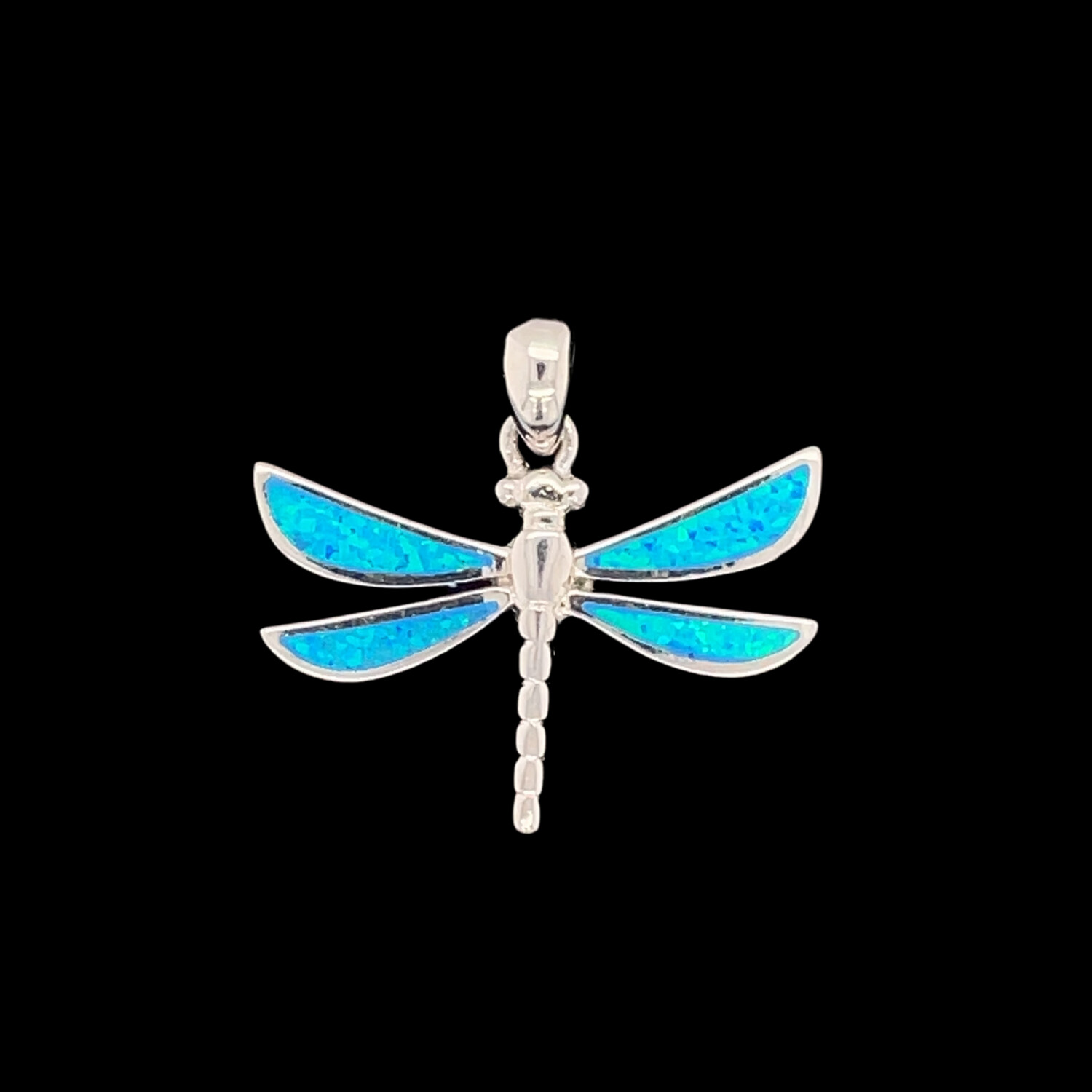 Opal Dragonfly Pendant
