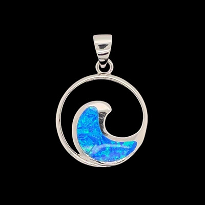 Opal Wave Pendant ***Retired Design***