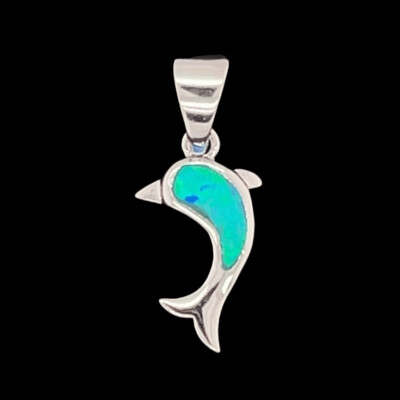 Opal Dolphin Pendant ***RETIRED DESIGN***