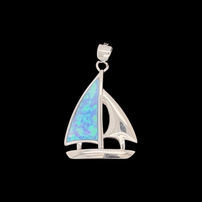 Opal Boat Pendant ***RETIRED DESIGN***