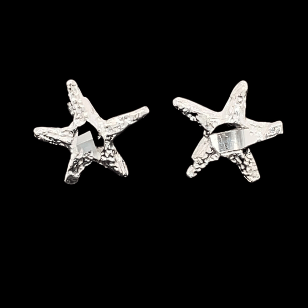Sterling Silver Starfish Earrings