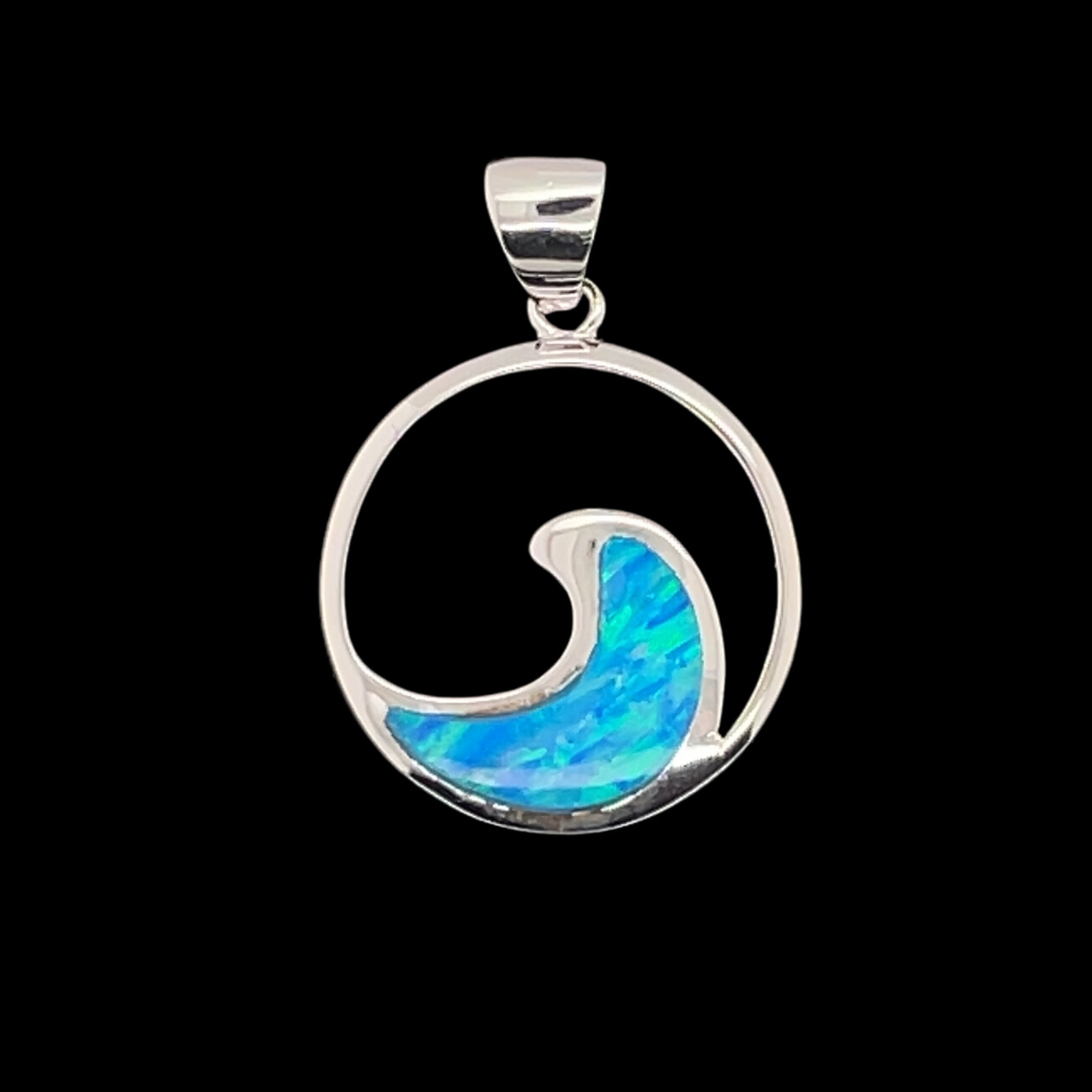 Opal Wave Pendant