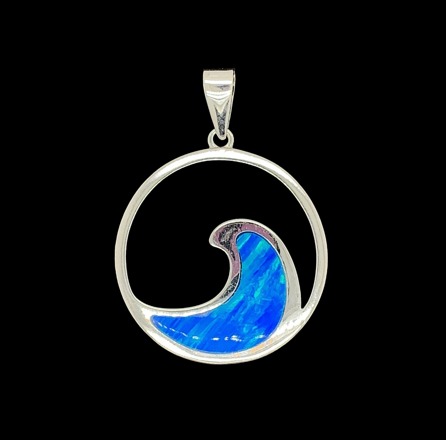 Opal Wave Pendant